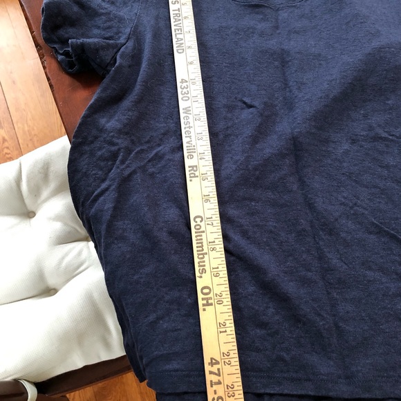 Athleta Short Sleeve Blue Tee - Picture 4 of 5